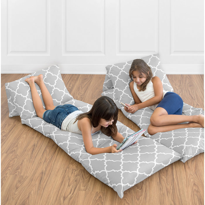 Sweet Jojo Designs Trellis Floor Pillow Lounger Cover & Reviews Wayfair
